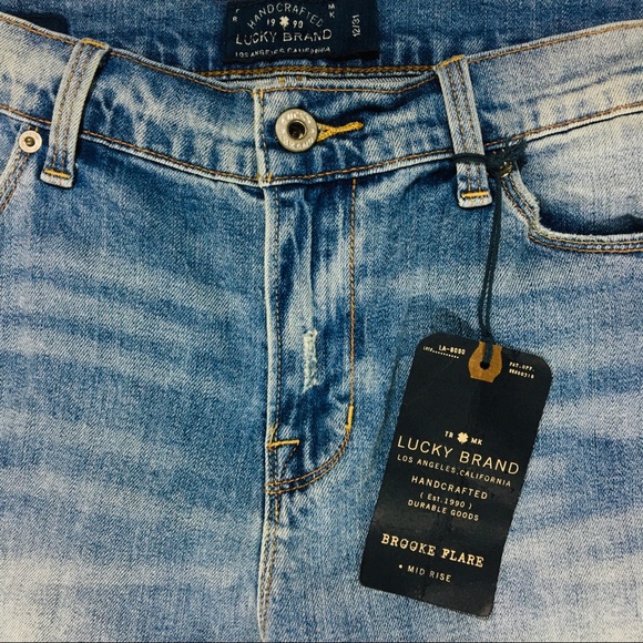 NWT Lucky Brand Brooke Mid-Rise Flare SZ 12/31 - Picture 4 of 14
